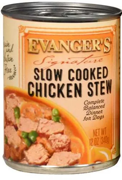 12/12 oz. Evanger's Signature Series Slow Cooked Chicken Stew For Dogs - Treat